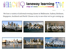 Tablet Screenshot of lanewaylearning.com